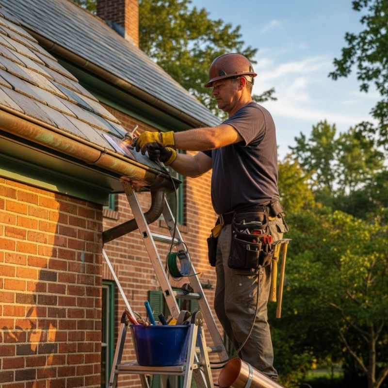 Copper Gutter Installation In Magic Valley