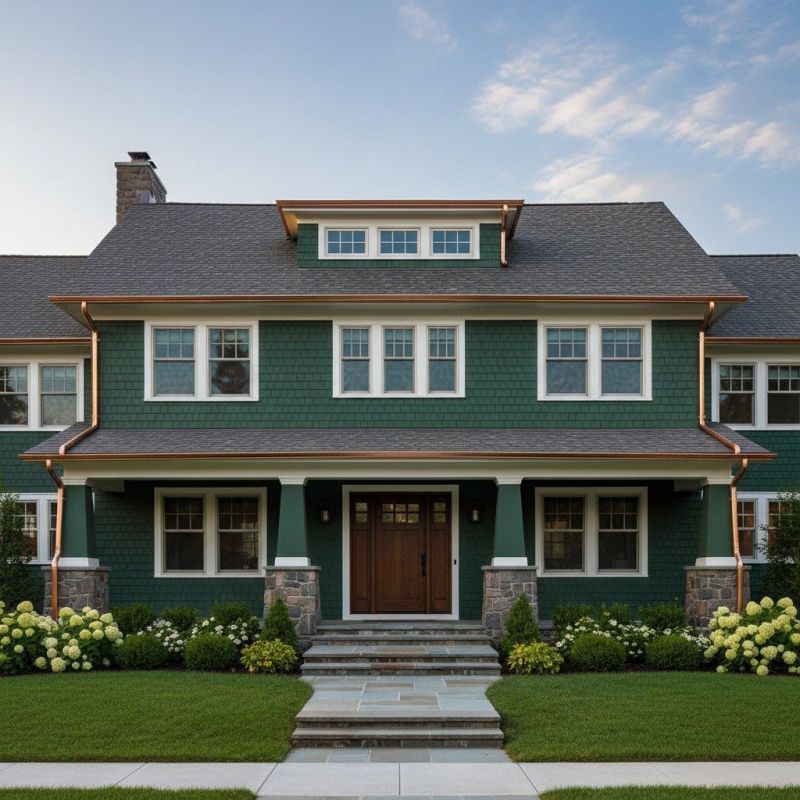 Copper Gutters Installation