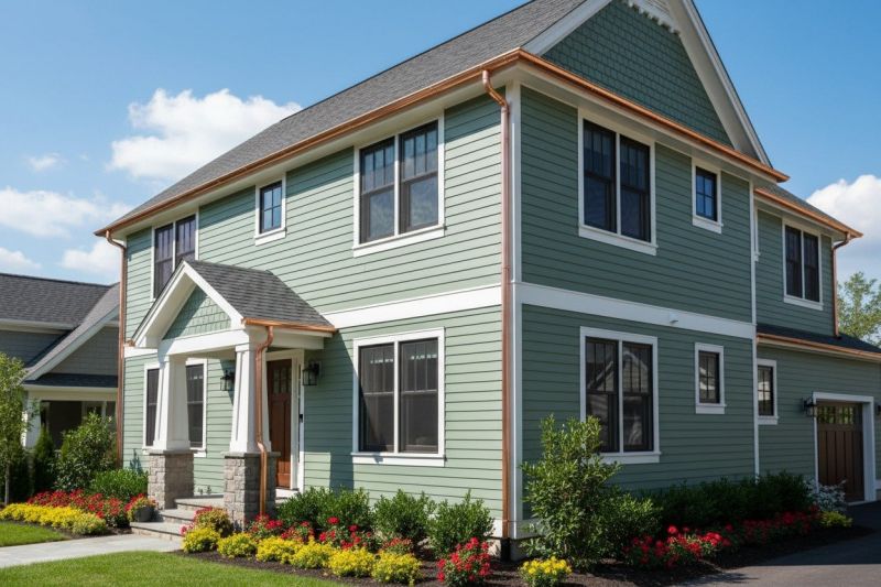 Copper Gutters Installation