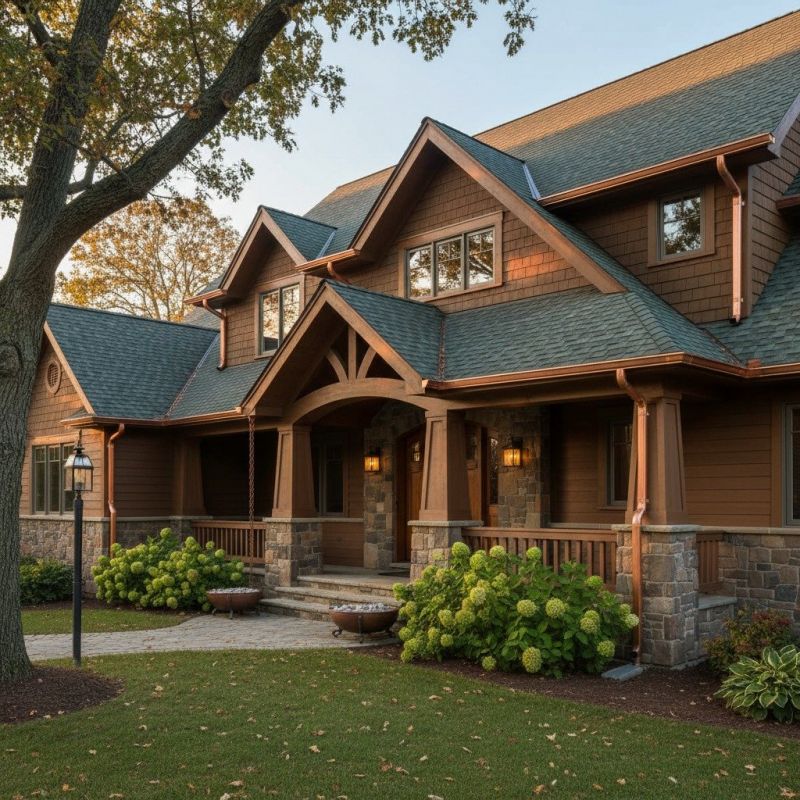 Copper Gutters Installation
