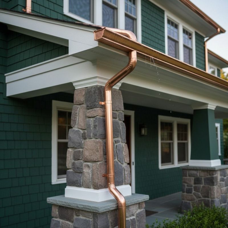 Copper Gutters Installation