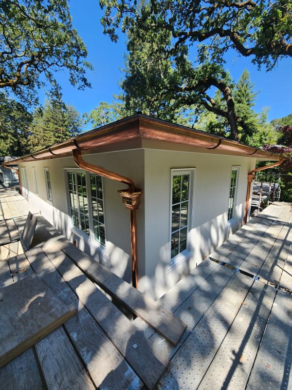 Copper Gutters Installation