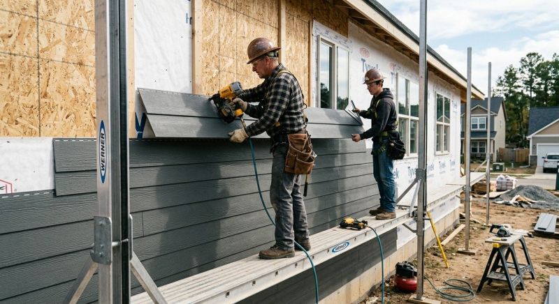 Fiber Cement Siding Installation