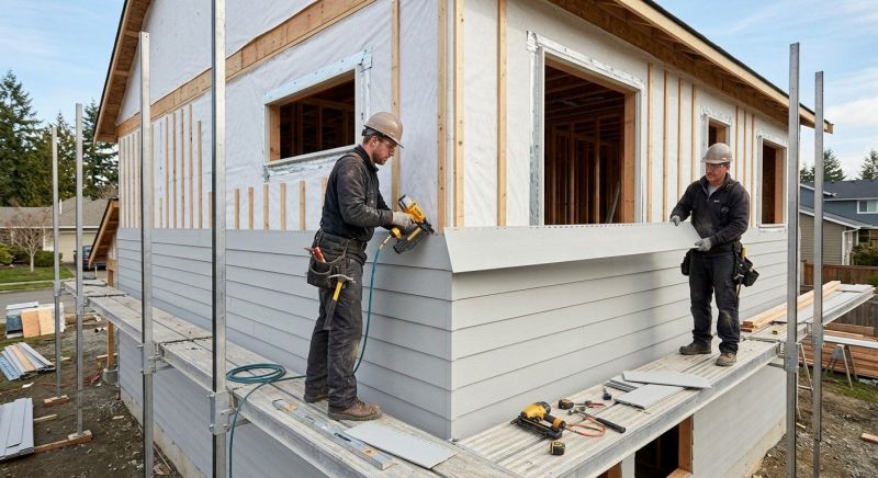Fiber Cement Siding Installation