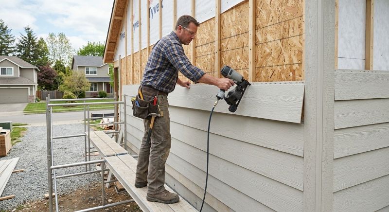 Fiber Cement Siding Installation