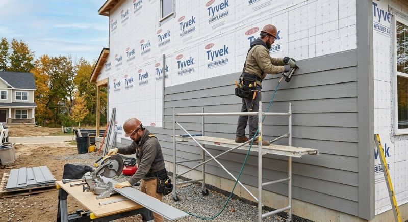 Fiber Cement Siding Installation