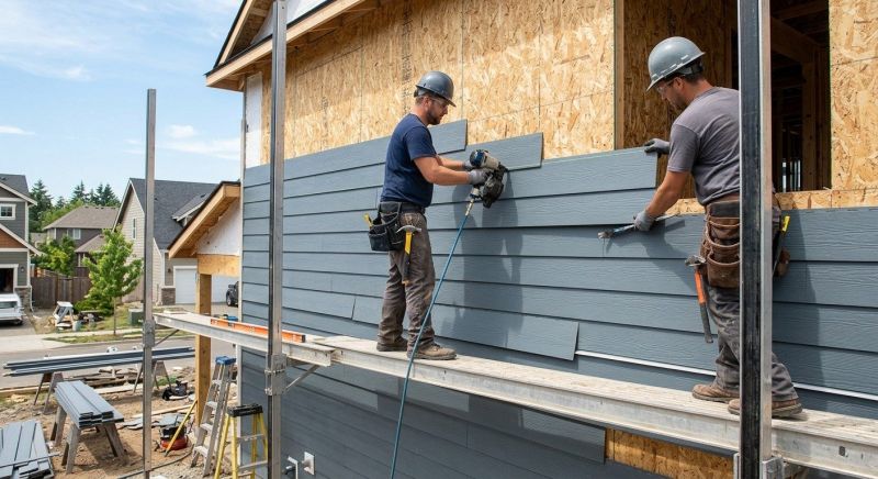 Fiber Cement Siding Installation