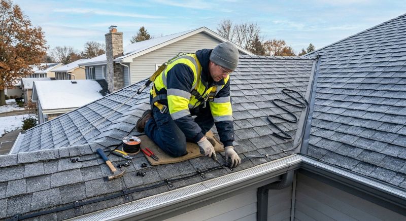 Heating Cable Tape Installation