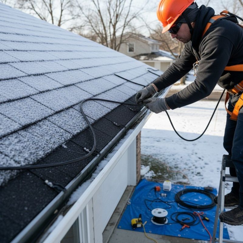 Heating Cable Tape Installation