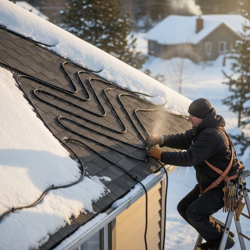 Heating Cable Tape Installation