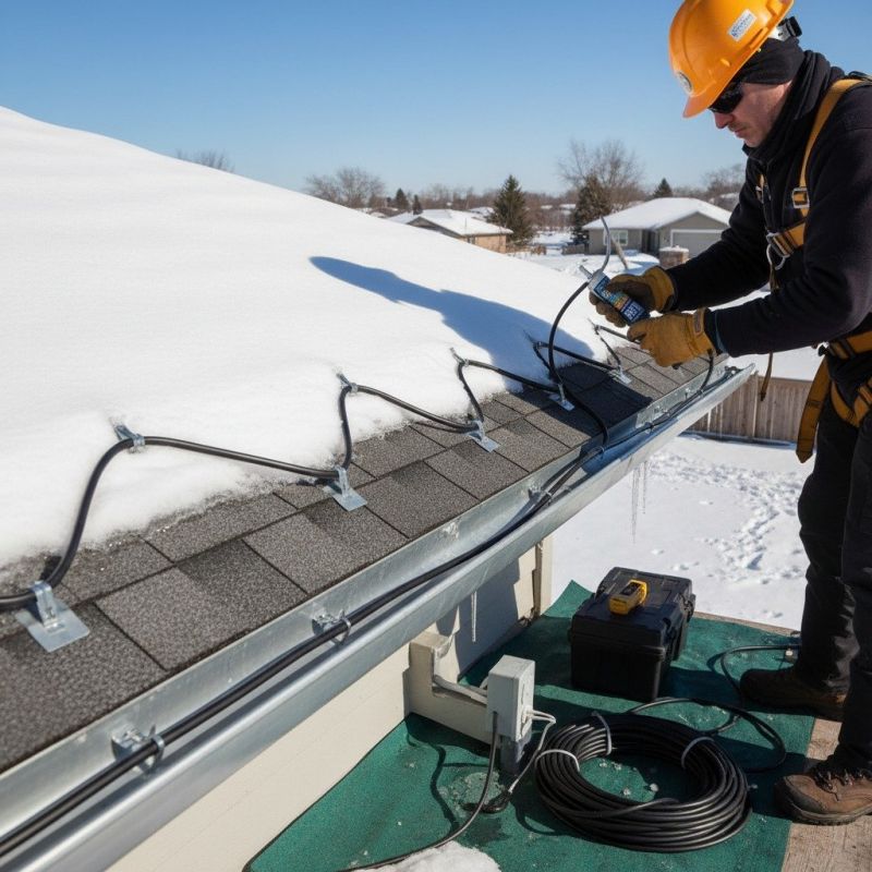 Heating Cable Tape Installation