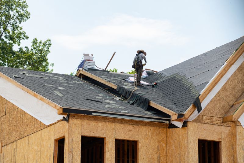 New Shingle Roof Installation