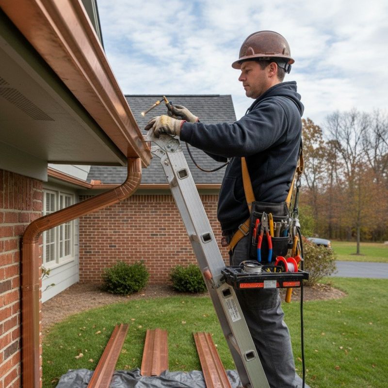 Repairing Damaged Copper Gutters