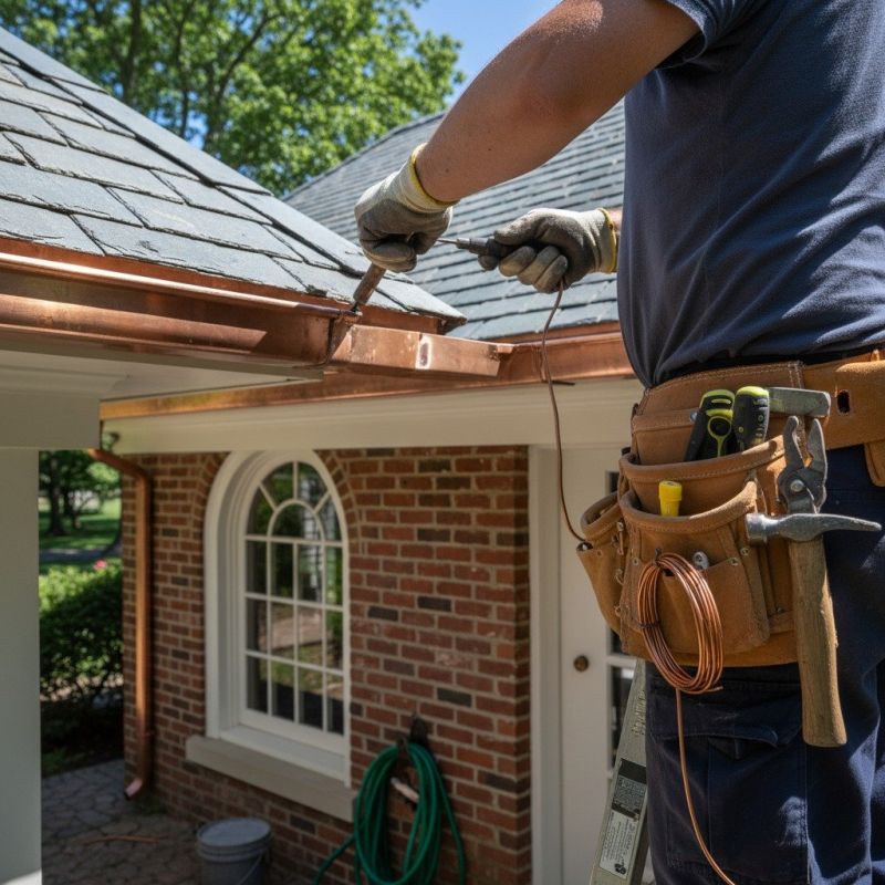 Repairing Damaged Copper Gutters