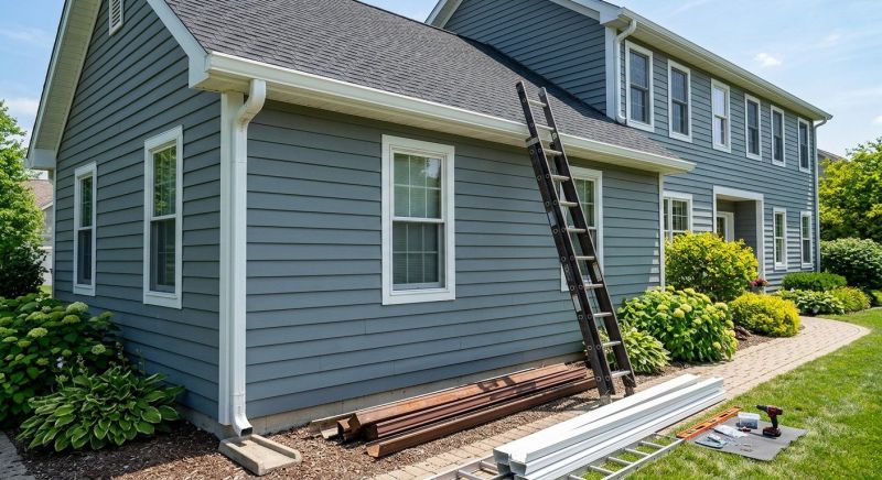 Seamless Metal Gutter Installation