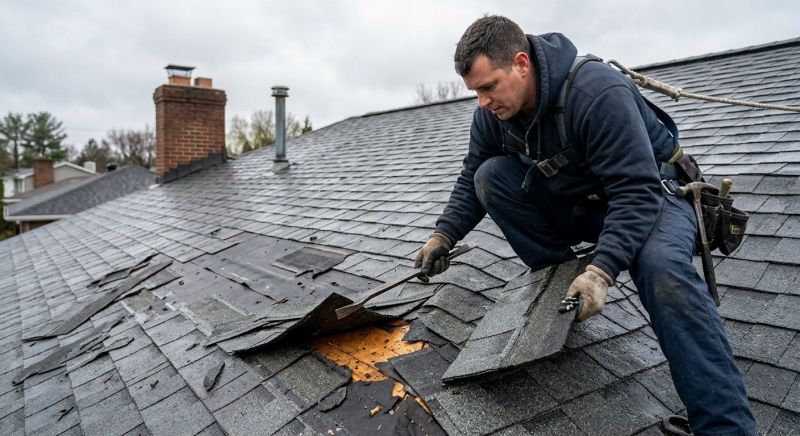 Storm Damaged Roof Repair