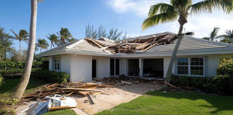 Storm Damaged Roof Repair