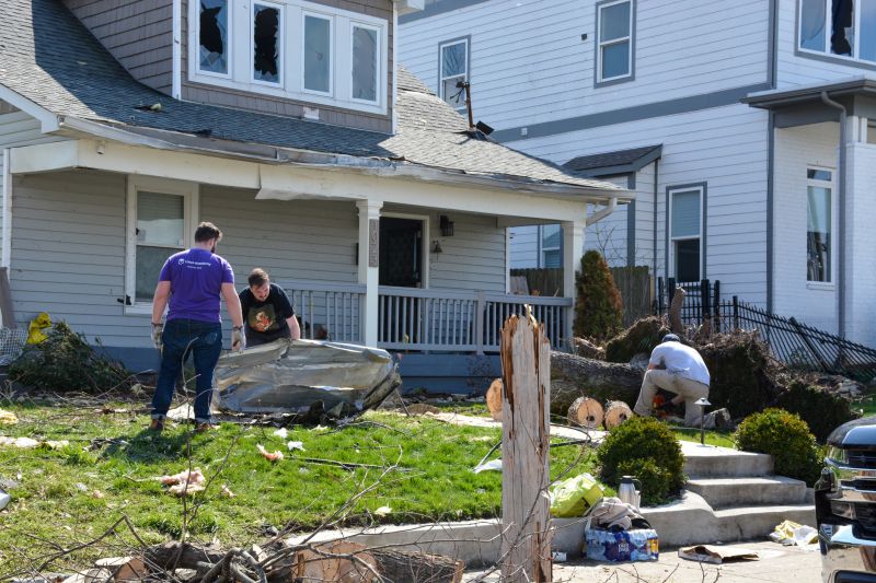 Storm Damaged Roof Repair