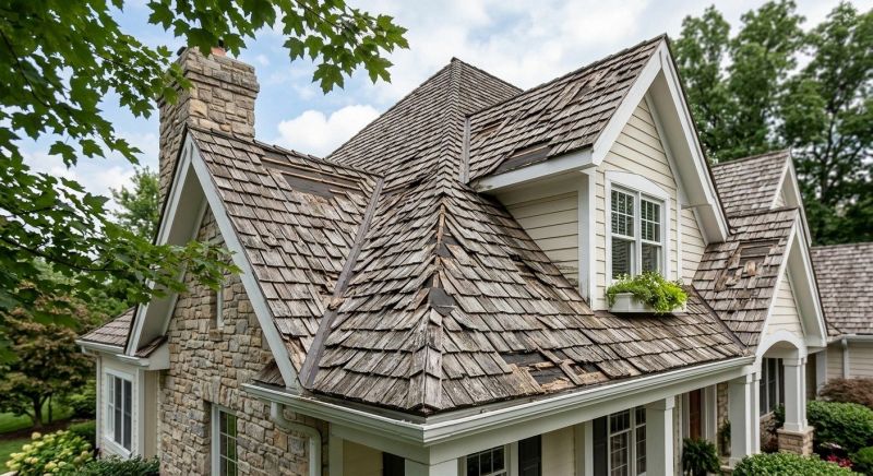 Wood Shake Roof Replacement