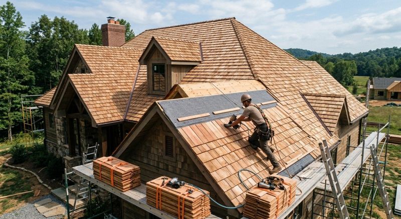 Wood Shake Roof Replacement