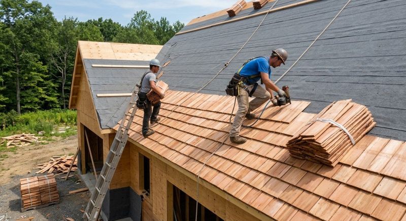 Wood Shake Roof Replacement