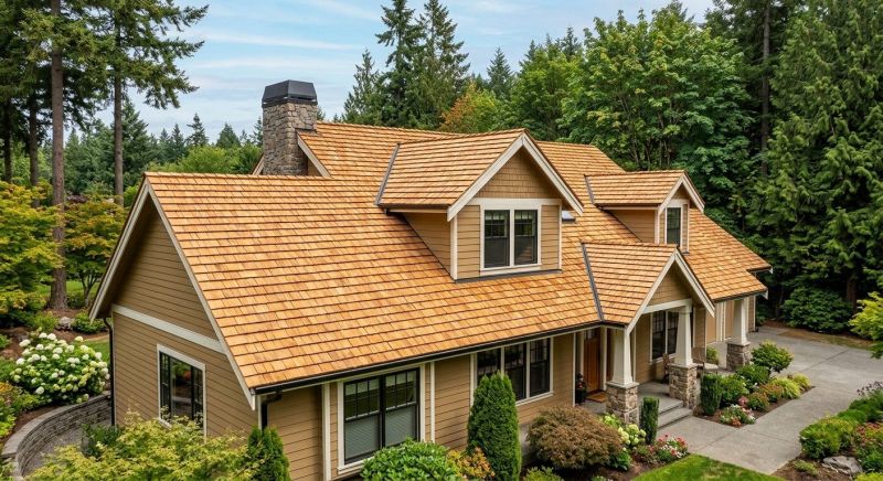 Wood Shake Roof Replacement