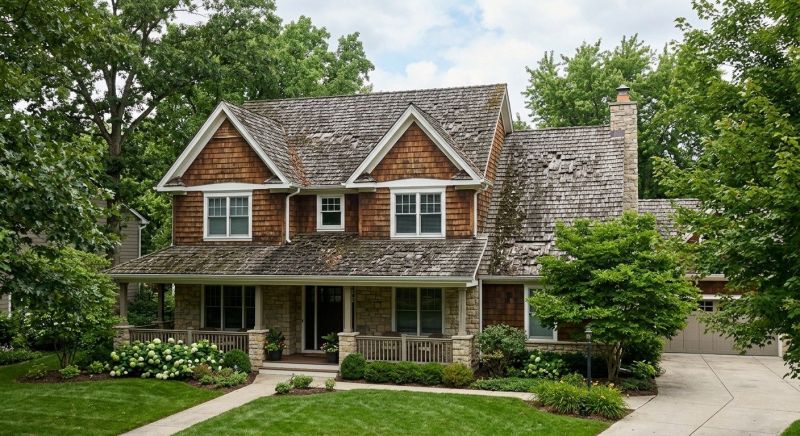 Wood Shake Roof Replacement