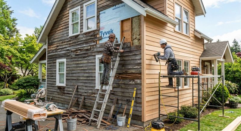 Wood Siding Replacement