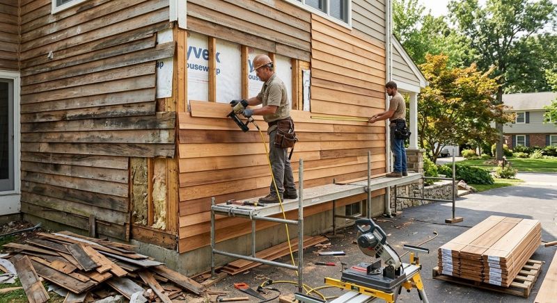 Wood Siding Replacement